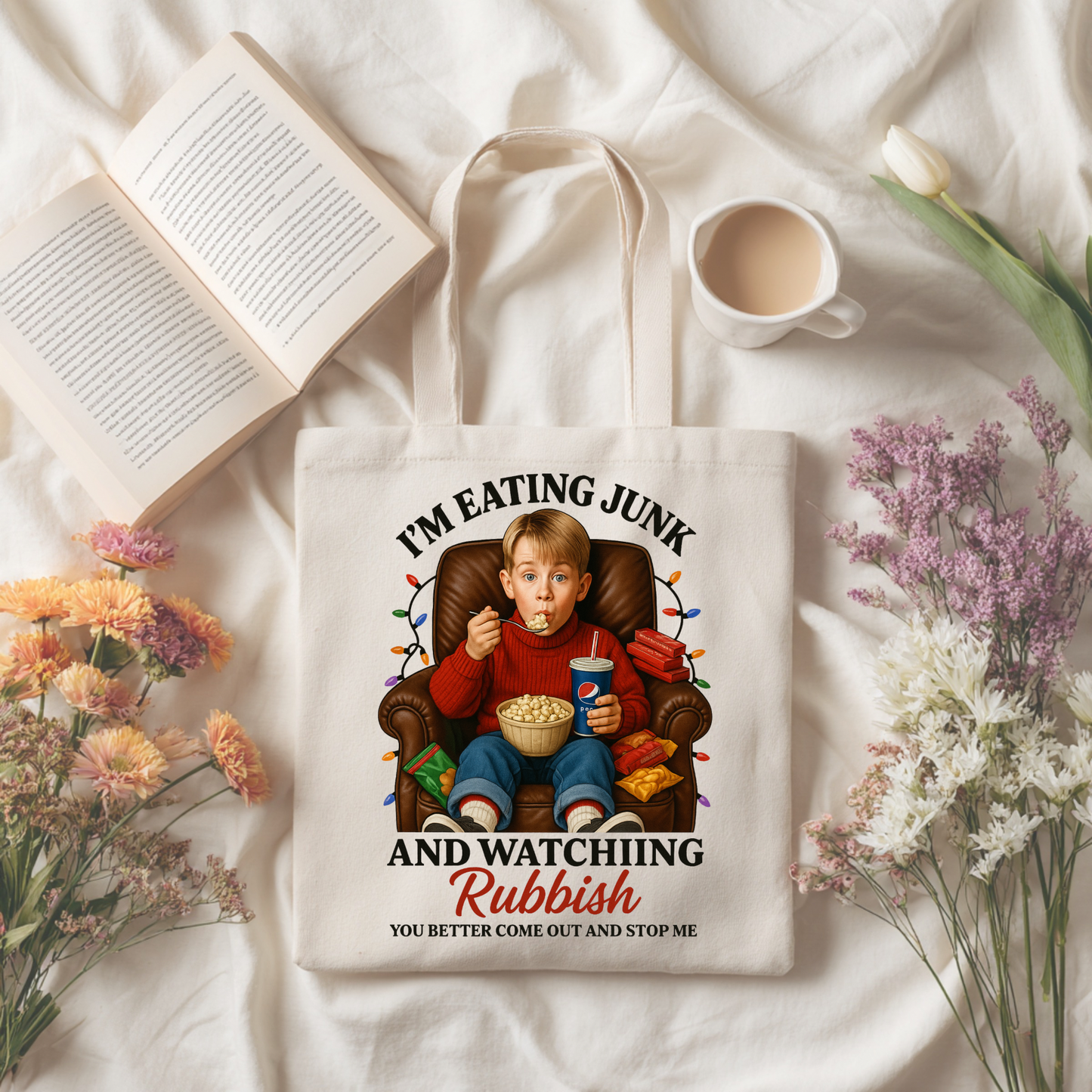 Junk Food And Rubbish Tote Bag