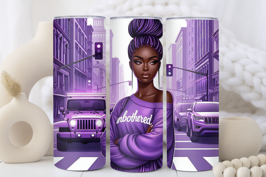 Unbothered 20oz Skinny Tumbler