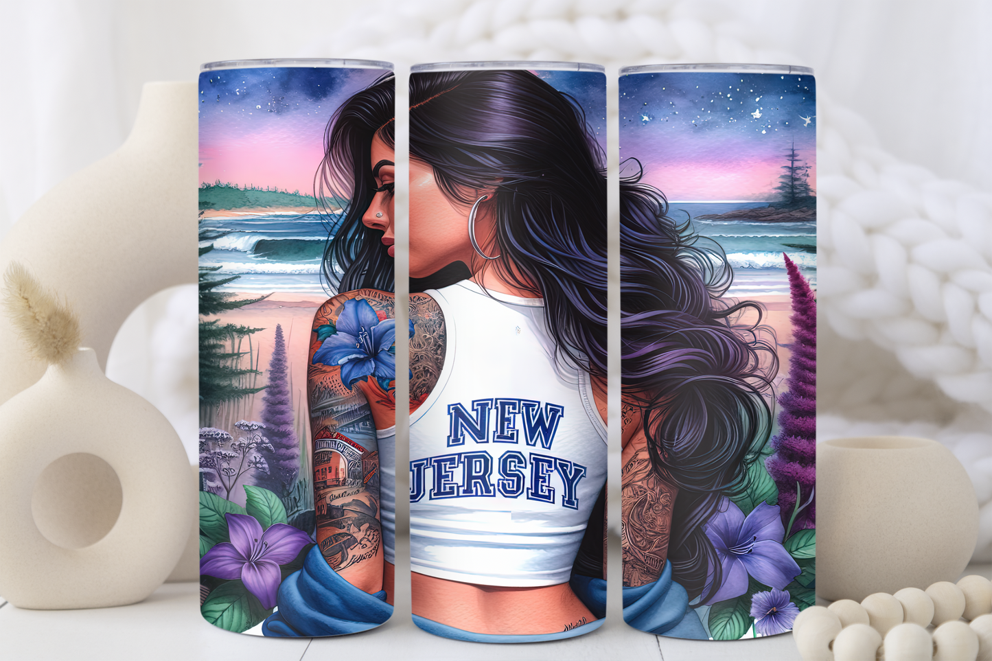Jersey Girl 20oz Skinny Tumbler